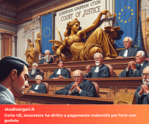 Corte UE, lavoratore ha diritto a pagamento indennità per ferie non godute