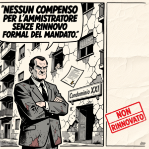Nessun compenso per l’amministratore di condominio senza rinnovo formale del mandato:
