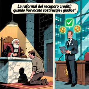 La riforma del recupero crediti: quando l’avvocato sostituisce il giudice.