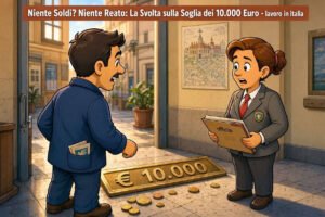 Niente Soldi? Niente Reato: La Svolta sulla Soglia dei 10.000 Euro